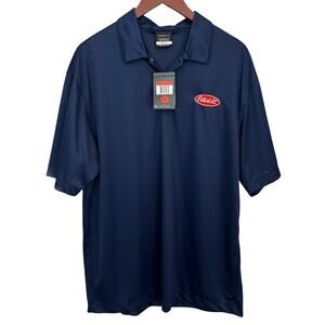 NWT Men's L Peterbilt Nike Golf Polo Navy